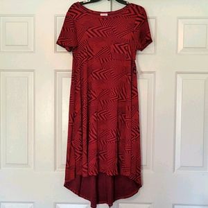 NWT Lularoe Geometric pattern Carly dress